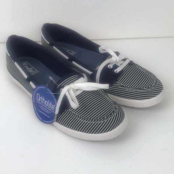 keds glimmer boat shoes navy